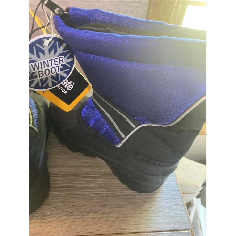 Falls Creek Youth‎ Blue/Black Snow Boots Sz11